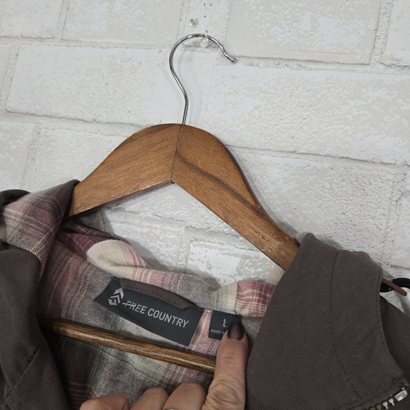Free Country brown utility jacket - Picture 7 of 16